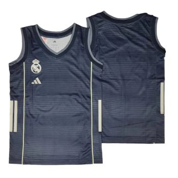Camiseta Real Madrid baloncesto Junior Adidas 2025-26 azul