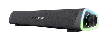 ALTAVOZ TRUST SOUNDBAR GXT AXON RGB ILLUMINATED 12W CABLE AUXILIAR PARA AUDIO USB PARA ALIMENTACION 24482
