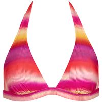 lisca banador top triangulo con aros osaka para mujer