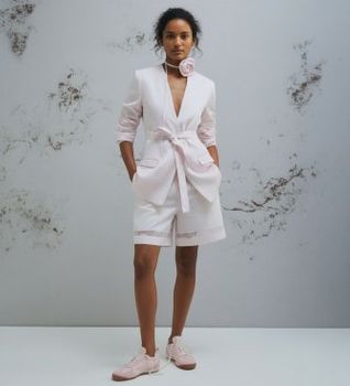 Marella para mujer. 2613041035200 Chaqueta Mlmpanda rosa (40), Casual, Fiesta, Acetato, Clásico