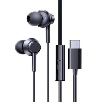 Auriculares Baseus ENCOK CZ11 con cable, micrófono, control volumen y uso deportivo negro