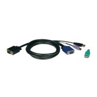 kit cable kvm tripp lite p780-006 usbps2 183 m vga negro para netcontroller