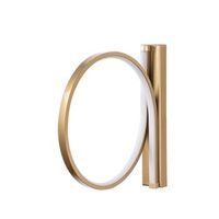 lampara de pared halka-13305 oro metal diametro 30x50 cm