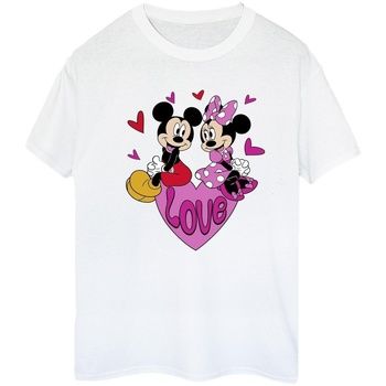 Disney Camiseta Love Heart para mujer
