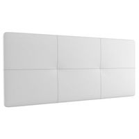 la web del colchon -cabecero tapizado atenas para cama de 105 115 x 70 cms blanco