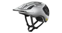 casco poc axion race mips negro plateado mate
