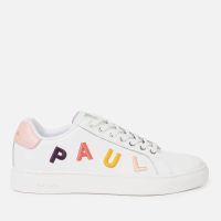 paul smith womens lapin letters leather trainers - uk 3