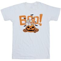 dessins animes camiseta halloween boo para hombre