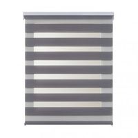 estores noche y dia estor enrollable con doble tejido plata 100 x 250 cm