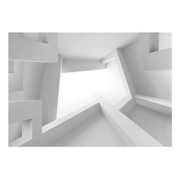 Papel Pintado 3d - Habitación Blanca (300x210 Cm)
