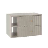 mueble bajo lavabo 80cm paneles laminados y de mdf cachemira