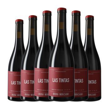 Murciano & Sampedro Vino Tinto Las Tintas Utiel-requena 75 Cl 12% Vol. (pack De 6 Unidades)