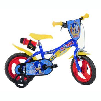 Bicicleta Niños 12 Pulgadas Sonic Azul 3 Años