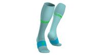 calcetines compressport  full socks run azul