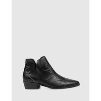 obvio botines botin maya negro para mujer