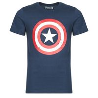 yurban camiseta marvel captain america logo para hombre