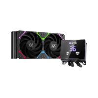refrigeracion liquida xyz hydrotemp 240mm 2 ventiladores vortex pro a-rgb