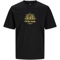 jack  jones camiseta 12263604 jorgame tee ss crew neck tg black para hombre