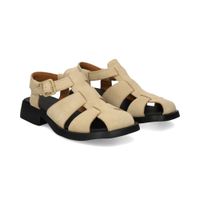 camper sandalias planas mujer - beige talla 37