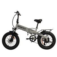 bicicleta electrica univercycle b1 - motor 350w bateria 48v13ah 20 pulgada neumaticos freno de disco hidraulico - gris