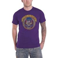 guns n roses camiseta manga larga skull circle para mujer