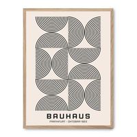 cuadro bauhaus black forms iv