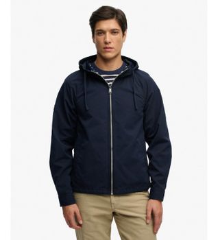 Superdry para hombre. M5012348A Chaqueta Twill marino (L), Casual, Algodón