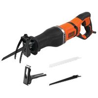 blackdecker bes301-qs sierra reciproca 2800 spm 750 w negro naranja