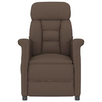 Silla De Masaje Marrón 96.5 X 70.5 X 95 Cm Microfibra Vidaxl
