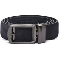 frau cinturon suede blu para hombre