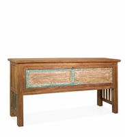 consola de teca reciclada bicolor anch 180 cm