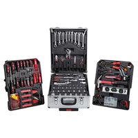 186pc tool set with silver aluminium storage case