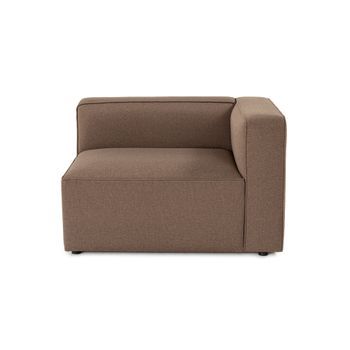 Sofá De 1 Plaza Rincón Mora Xl 1r Marrón