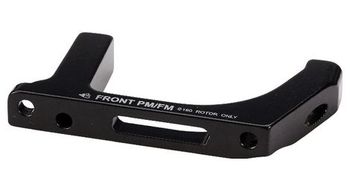 Adaptador de freno delantero elvedes fm   pm 160mm negro