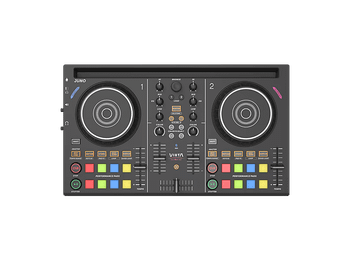 Controladora DJ - Vieta Pro Juno, 2 Canales, Power Pass-Through y USB-C, Negro