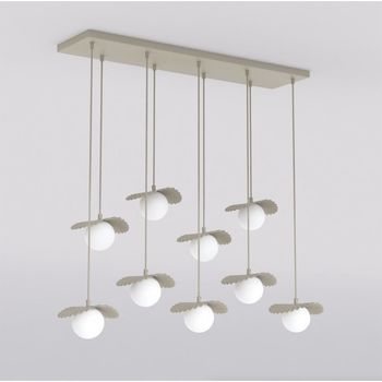 Lámpara de techo valbona beis (9 luces)