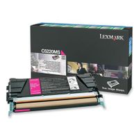 lexmark c5220ms original magenta return program toner cartridge