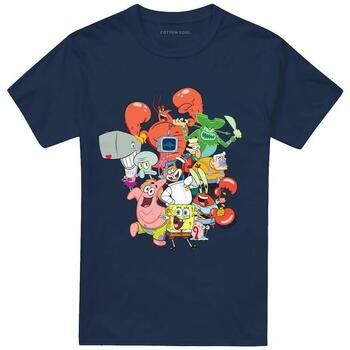 Spongebob Squarepants Camiseta The Whole Gang para mujer