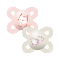 mam start 0-2 months soother - pink
