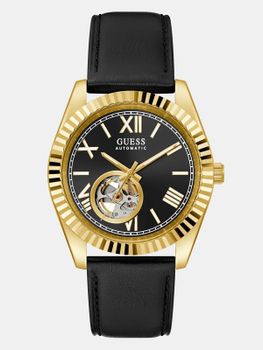 Reloj Multifunción De Piel Auténtica 42 Mm
