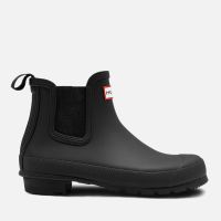 hunter womens original chelsea boots - black - uk 4