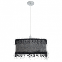 fabrilamp lampara colgante edn negro modelo hilos 1xe27 de 40d de