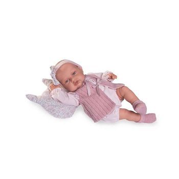 Muñeca Babydoo Posturitas Con Chaleco 50 Cm