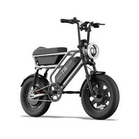 bicicleta electrica  urlife  t16  500w 48v13ah 16 frenos de disco ebike - plata