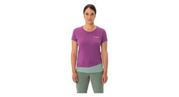 Camiseta tecnica vaude sveit para mujer rosa verde