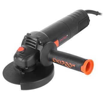 Amoladora Angular 1200w Disco 125mm Dnipro-m. 4000-10000 Rpm, Con Empuñadura Adicional,cable De 3 M, Ideal Para Corte Y Desbaste. Gs-140se (2021)
