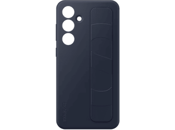 Funda móvil - Samsung EF-GS721CNEGWW, Compatible con Galaxy S24 FE, Soporte, Azul Negro