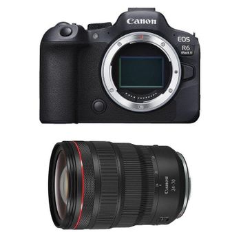Cámara Mirrorless Canon EOS R6 Mark II 24.2MP RF 24-70mm F2.8 Sensor Full-Frame WiFi Bluetooth