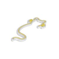 iluminacion led decorativa de plastico cat amarillo 22x48x2 cm