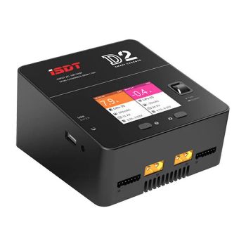 ISDT D2 mark2 Versión de actualización 200 W 24 A AC Cargador de batería inteligente de equilibrio de doble canal versió